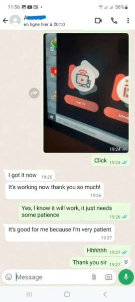 iptv dashboard inside tivimate app